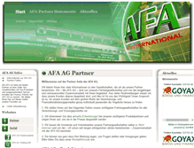 Tablet Screenshot of afa-ag-partner.de
